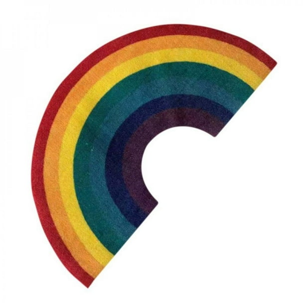 Household Rainbow Area Rug Colorful Floor Mat Doormat Decor Room Carpet Pad Household Rainbow Area Rug Colorful Floor Mat Doormat Decor Room Carpet Pad